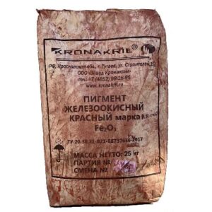Пигмент железноокисный красный